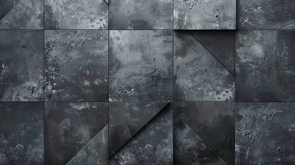 Canvas Print - Gray pattern wallpaper