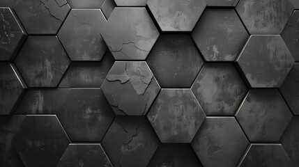 Poster - Gray pattern wallpaper