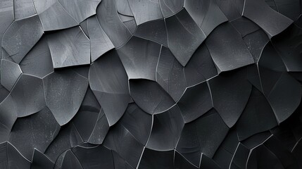 Poster - Gray pattern wallpaper