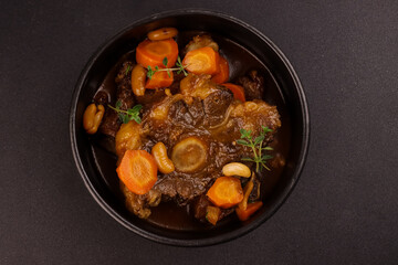 Wall Mural - Jamaican Oxtail Stew with Butter Bean.