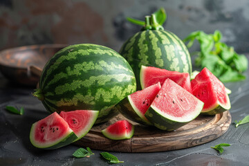Canvas Print - Fresh and juicy water melon