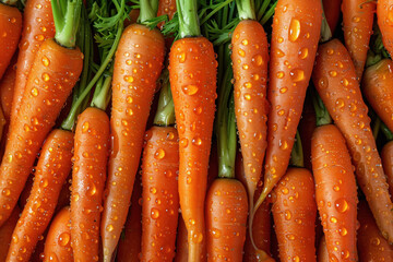 Sticker - Fresh carrots bunch