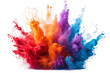 © Maule - colorful paint color powder explosion on transparent background