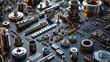 © Nastya - factories of spare parts and components
