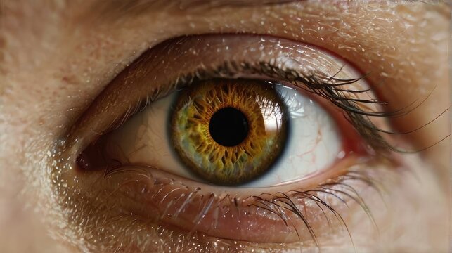close up of a human eye
