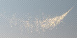© andreu1990 - Sparks of dust and golden stars shine with special light. Vector sparks on transparent light background. Christmas light effect. Sparkling particles of magic dust.