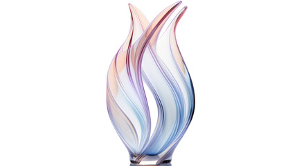 Wall Mural - Accent Glass Vase On Transparent Background