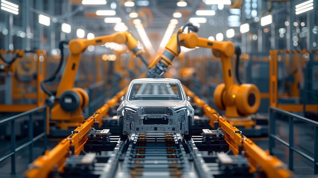 Car Factory Digitalization Industry 4.0