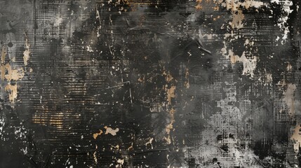 Wall Mural - Grunge texture stone wall background illustrration generated by AI