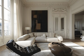 Wall Mural - luxury living room