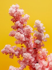 Wall Mural - pink sea corals.