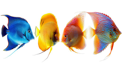 Wall Mural - siamese fighting fish isolated