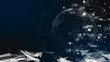 © Imaging L - Futuristic AI technology concept with a digital globe and data visualization.