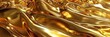 © Nice Seven - Gold abstract background with liquid metal waves, golden liquid flow. Luxury wallpaper design. Gold abstract background with fluid gold elements. Golden texture for luxury product presentation.