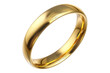 © posterpalette - Gold ring isolated on transparent background