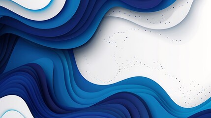 Wall Mural - abstract blue and white elegant background