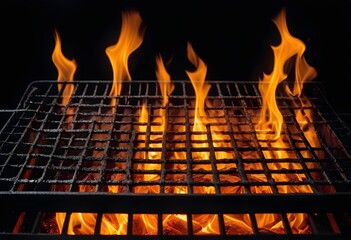 BBQ fire texture