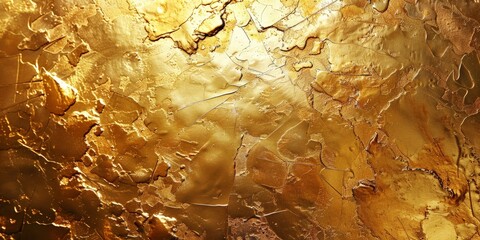 Poster - gold texture background, gold wall texture, golden wallpaper, shiny gold foil