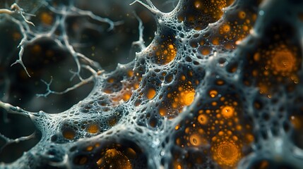 Poster - Captivating Microscopic Landscape of Interconnected Neural Pathways