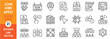 © Parbat - A set of line icons related to hire and join. Application, job, hire, work, appointment, resume and so on. Vector outline icons set.