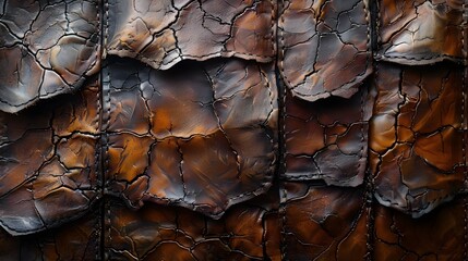 Aufkleber - Weathered Cracked Textured Rock Surface Abstract Nature Background