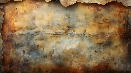 Aufkleber - Weathered Grunge Textured Abstract Vintage Wall Background