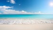 © Won Studio - Beautiful tropical beach, blue summer sky and white sandy ocean