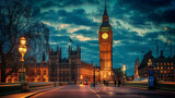 Fototapeta Londyn - houses of parliament