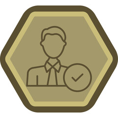 Sticker - Selection Line Polygon Icon