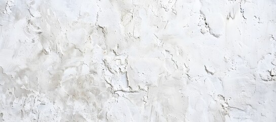 Poster - White Concrete Wall Texture Background with Copy Space