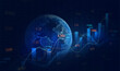 © Miha Creative - Stock market global  investment trading graph growth.Investment finance chart,stock market business and exchange financial growth graph.