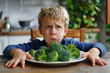 © Bojan - Dinner Drama, Unhappy Boy with Broccoli
