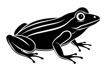 Wall Mural - frog vector silhouette illustration