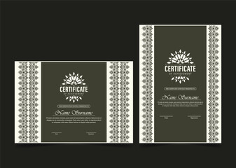 Wall Mural - Achievement certificate best award diploma