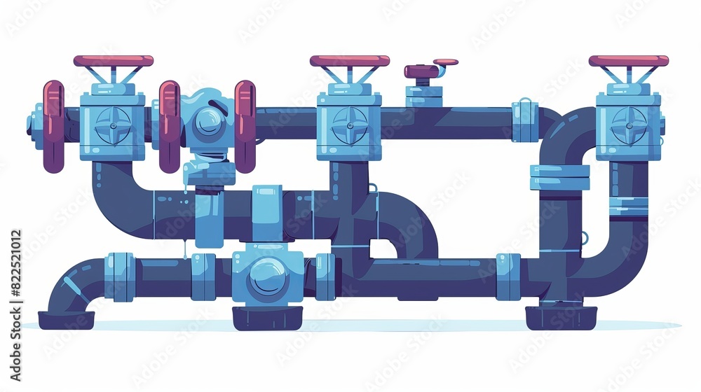 Pipeline for various purposes: city engineering network, underground ...