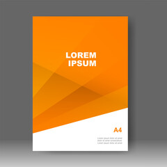 Wall Mural - Cover design modern style. Annual report. Brochure template, catalog. Simple Flyer promotion. magazine. Vector illustration	