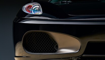 Wall Mural - Headlight on a car