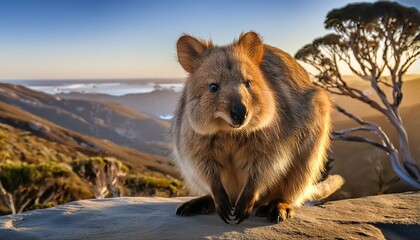 photograph of a quokka