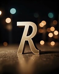 The letter R