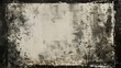 © furyon - eerie blank paper sheet framed by black vignette and mold spots aged weathered texture for horror photograph overlay spooky background design