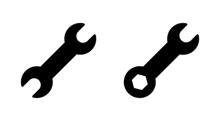 Wall Mural - Wrench icon set. repair icon vector. tools icon vector