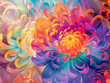 © Mister - Closeup on red chrysanthemum flowers