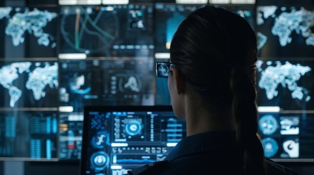 Dispatchers monitor biometric data from officers wearable technology to ensure their safety.