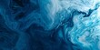 © MheeP - Blue abstract art featuring a paint background with an intricate liquid fluid design
