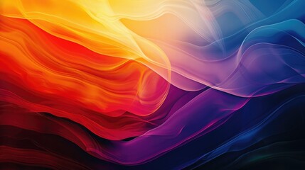 Wall Mural - Abstract background with a gradient of deep, rich colors transitioning smoothly across the image