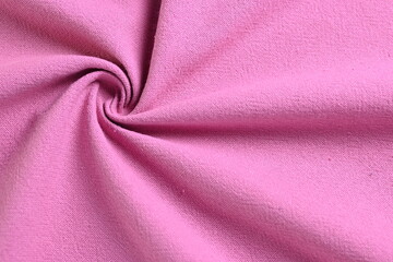 Poster - pink cotton texture color of fabric textile industry, abstract image for fashion cloth design background