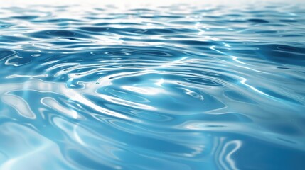 Close-up of an abstract background with ripples and reflections on the water surface