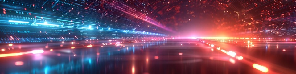 An abstract technology concept backdrop, cyber security, data protection against hackers. 
