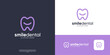 © kiarev - Dental clinic logo with smile symbol logo design.