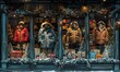© Abhishek - Christmas storefront windows